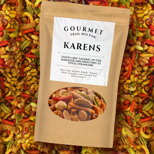Vista 3 de Karens Snack Mix – Karen-Proof Your Snack Game con Gourmet Trail Mix para Karens: Dale sabor al día de la madre con mezcla de aperitivos premium