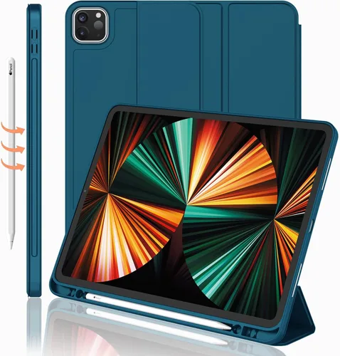 Vista 20 de Funda para iPad Pro de 12.9 pulgadas 2022/2021/2020 (6ª/5ª/4ª generación) con soporte para lápiz