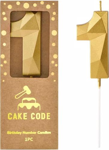 Vista 8 de Crystal Gold - Velas de cumpleaños con número 0 de 2.76 pulgadas, velas doradas y de números de pastel para celebración de fiesta