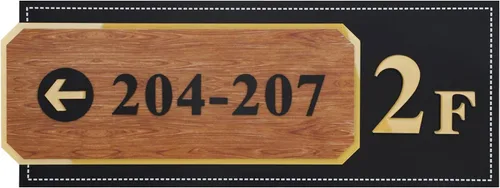 Vista 18 de Letrero personalizado con número de casa en 3D, placa de letrero personalizable con logotipo personalizado, placa de texto, pizarra, para interiores