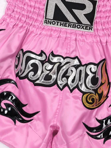 Vista 7 de YONGHS Pantalones cortos de boxeo Muay Thai para hombre y mujer