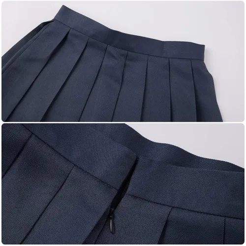 Vista 7 de Adult Cosplay Costume Women Uniform School Shirt Skirt Necktie Halloween Carnival Party Suit
