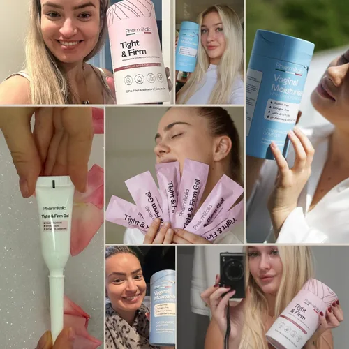 Vista 4 de Pharmlitalia Gel Tensor Vaginal para Hidratación Íntima y Rejuvenecimiento - Soporte de Tensado Natural para la Salud Vaginal - Gel de Cuidado