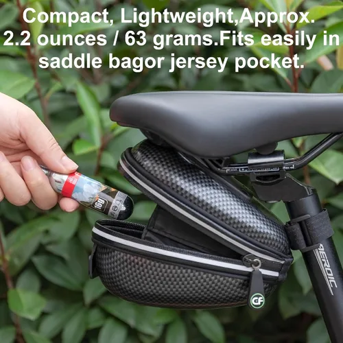 Vista 6 de Cartuchos de CO2 roscados de 0.56 oz/0.88 oz - Cilindro de CO2 para infladores de neumáticos de bicicleta - Gran recarga para neumáticos