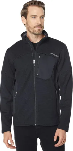 Vista 25 de Spyder Chaqueta híbrida de capa media con cremallera completa para hombre Azul etéreo