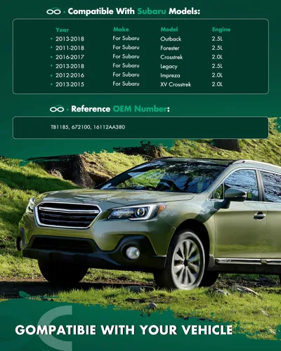 Vista 3 de SCITOO Cuerpo del acelerador TB1185 672100 16112AA380 Acelerador automotriz apto para 2016-2017 para Subaru para Crosstrek 2011-2018 para Subaru