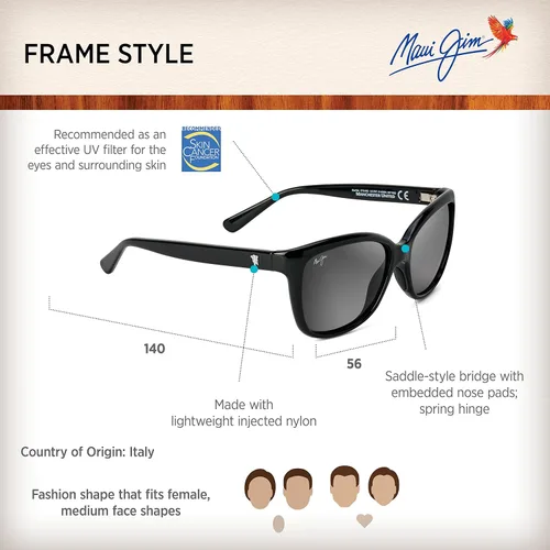 Vista 6 de Maui Jim Gafas de sol polarizadas de estrella de mar para mujer