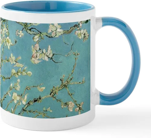 Vista 13 de CafePress Irises By Vincent Van Gogh Taza de café de cerámica de 11 oz (11.0 fl oz)