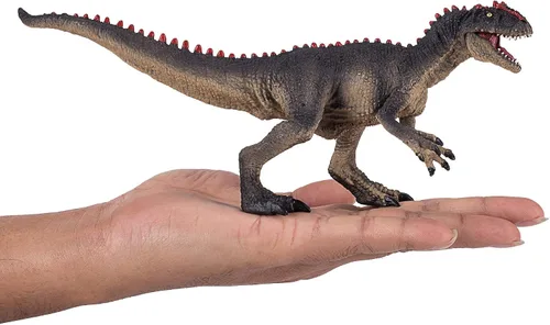 Vista 7 de MOJO - Allosaurus Función de mandíbula móvil Figura de juguete pintada a mano Colección de vida prehistórica Fiel a la vida y altamente