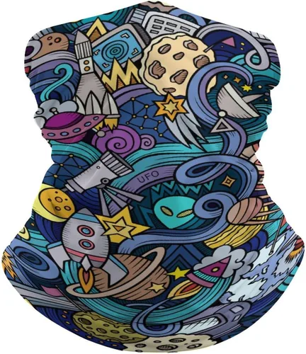 Vista 2 de AMRANDOM Polaina para el cuello para mujeres y hombres, pasamontañas, pasamontañas, pañuelos transpirables