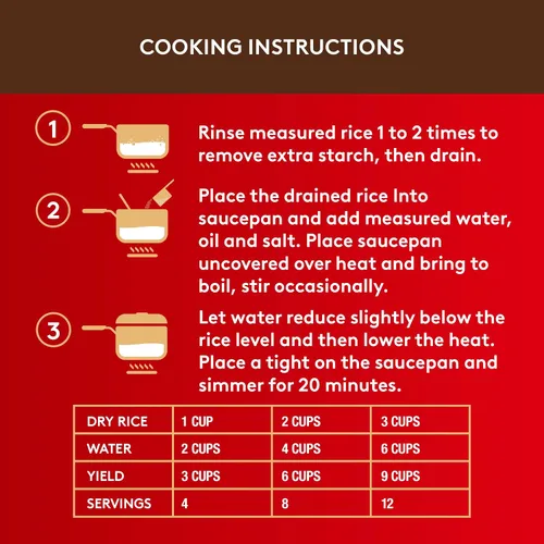 Vista 7 de Royal café Arroz Basmati, 10 Libras Perfecto para biryanis, pilafs y curries - Cocina en microondas o en la estufa