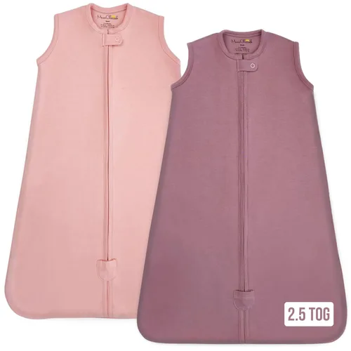 Vista 32 de Mama Cheetah Saco de dormir para bebé de 0.5 TOG, Manta portátil de algodón orgánico para bebé con cremallera bidireccional, Saco de dormir