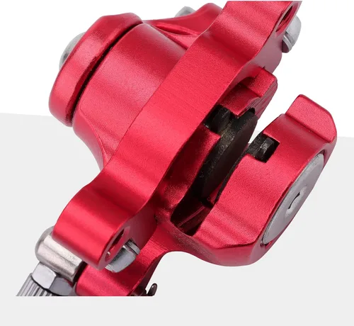 Vista 5 de GOOFIT Pinza de freno delantera y trasera roja para MBX10 MBX11 Pocket Moto Pinza de freno de disco trasera Mini Bike 47cc 49cc Pocket Bike Goped