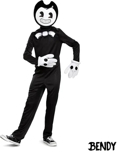Vista 2 de Disfraz clásico para niños con estilo de «Bendy And The Ink Machine»