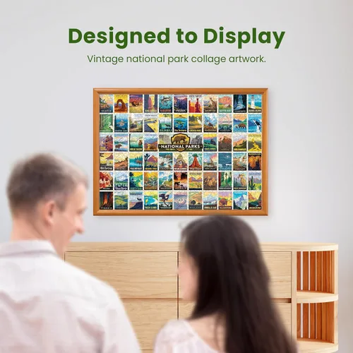 Vista 5 de MasterPieces National Parks Maps - Rompecabezas de 1000 piezas para adultos, familia o jóvenes - Parques Nacionales de Estados Unidos por Anderson