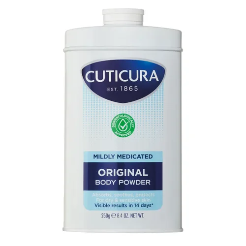 Vista 7 de Cuticura Talco ligeramente medicado 8.82 oz por Cuticura