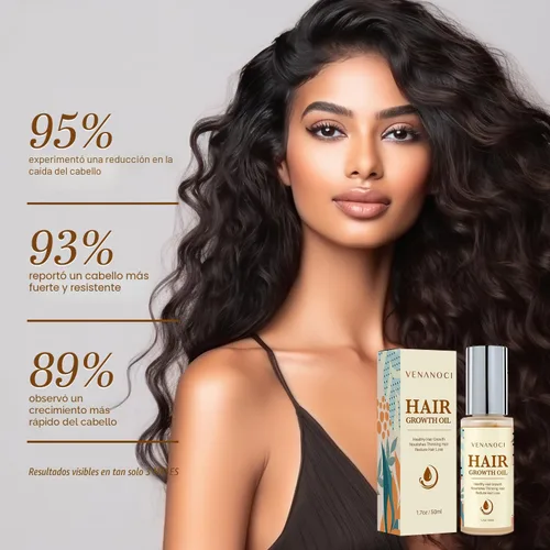 Vista 5 de Aceite para el crecimiento del cabello con romero y biotina: suero natural para el crecimiento del cabello para mujeres y hombres - Tratamiento anti
