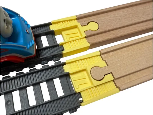 Vista 6 de TrainLab Adaptadores, compatibles con Thomas & Friends Trackmaster Gray 2014 y pistas de ferrocarril de madera, accesorios esenciales Trackmaster