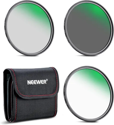 Vista 10 de NEEWER Kit de filtro de lente de 1.929 in ND8 ND64 CPL, densidad neutra+kit de filtro polarizador circular con 30 capas de revestimiento nano/vidrio