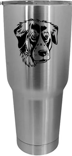 Vista 539 de Cairn Terrier - Vaso grabado con temática de perro, 30 onzas