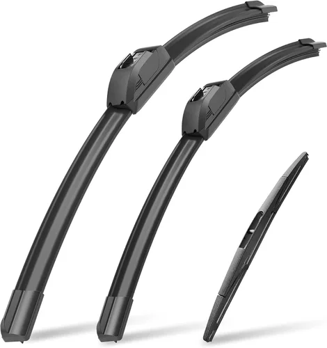 Vista 180 de 26"+21" Limpiaparabrisas con 12" Limpiaparabrisas Trasero de Repuesto Automotriz para Acura MDX 2007 2008 2009 2010 2011 2012 2013 – Calidad OEM