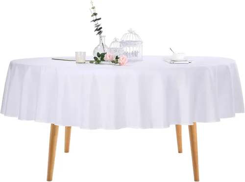 Vista 17 de Ascoza Paquete de 2 manteles cuadrados negros de tela de poliéster de 52 x 52 pulgadas para bodas, banquetes, restaurantes y fiestas