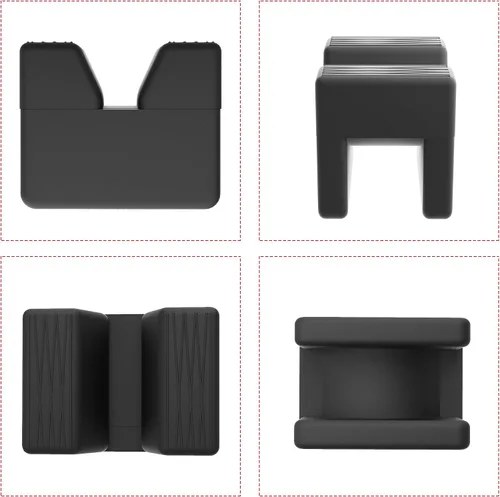 Vista 5 de Seven Sparta 2 almohadillas de soporte de gato adaptadores protectores de Ajuste universal para la mayoría de soportes de 3 toneladas, goma