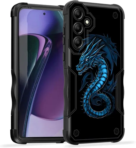 Vista 91 de Funda para Galaxy A14 5G, [Doble Capa][Protección contra Caídas de Grado Militar de 10 Pies] [Antideslizante] Funda Resistente a Prueba de Golpes
