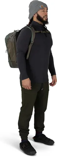Vista 14 de Osprey Transporter 26+6 Travel Pack, Blue OS Llama azul