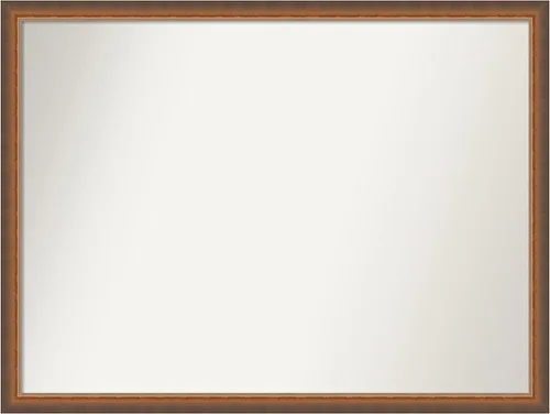 Vista 50 de Amanti Art Espejo de baño de bronce para sobre fregadero, 29 x 19 pulgadas, espejo rectangular de bronce antiguo, marco de madera tradicional