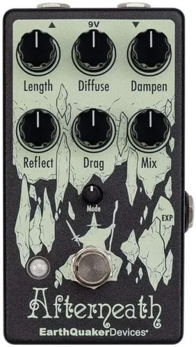 Vista 2 de EarthQuaker Devices Afterneath V3 Mejorado Otherworldly Reverberation Machine Pitbull Audio Exclusivo