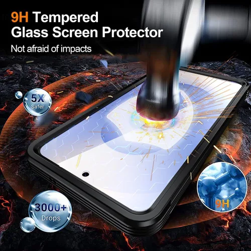 Vista 6 de Funda de privacidad para Samsung Galaxy S25 Edge, compatible con MagSafe, Galaxy S25 Edge, funda magnética con protector de pantalla de privacidad