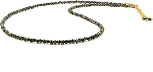 Vista 10 de Gempires - Gargantilla de cristal curativo hecha a mano, hipoalergénica, chapada en oro de 18 pulgadas, elegante joyería de uso diario