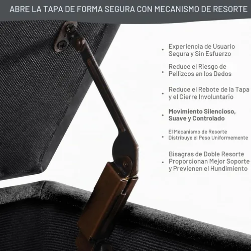Vista 6 de banqueta de almacenamiento, de fibra tejida Shandra, Poliéster, Carbón