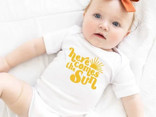 Vista 3 de First Trip Around The Sun - Camiseta para niño de un año, camiseta de primer cumpleaños, estilo bohemio, unisex, para bebé