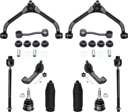 Vista 60 de Detroit Axle - Kit de extremo delantero para Hyundai Sonata XG350 XG300 Kia Optima, 2 brazos de control superiores con juntas de bola, 2 brazos