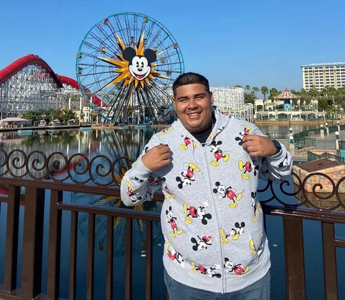 Vista 5 de Disney Sudadera con capucha y cremallera para mujer con estampado de Mickey Mouse