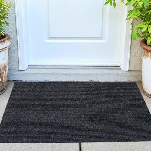 Vista 9 de Alfombra de corredor iCustomRug para interiores/exteriores, muchos tamaños disponibles, Carbón (dark charcoal)