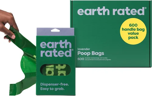 Vista 9 de Earth Rated® Bolsas de residuos de perro con asas (no en rollos), lavanda-aromatizado