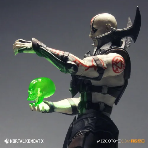 Vista 6 de Entertainment Earth Mortal Kombat X Series 2 Quan Chi - Figura de acción de 6 pulgadas