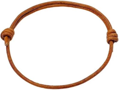 Vista 17 de Pulsera de cuero genuino para hombre de 0.059 in – Brazalete ajustable hecho a mano, pulsera de cuero minimalista para hombre, accesorios simples