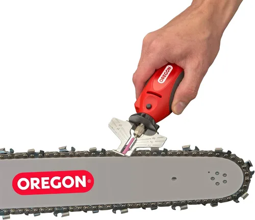 Vista 5 de Oregon 585015 Cadena de sierra eléctrica segura y afilada de 12 V