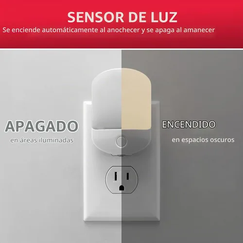 Vista 5 de Energizer - Luz nocturna LED que cambia de color, rojo, verde, azul, morado