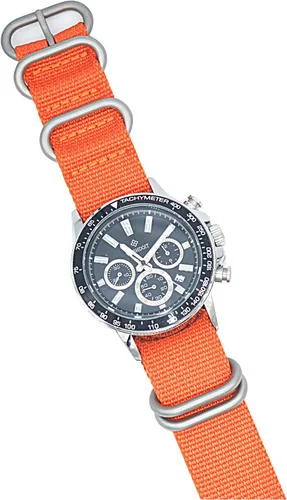 Vista 37 de ArtStyle Correa de reloj con correa de nailon de calidad de 0.069 pulgadas de grosor y hebilla cepillada resistente