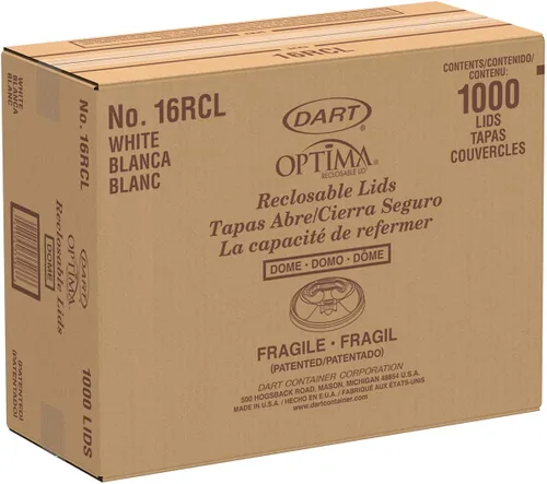 Vista 4 de Dart 16RCL Optima Tapa selladora para tazas y vasos de telgopor., 1000