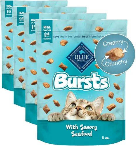 Vista 10 de Blue Buffalo Golosinas crujientes para gatos, bolsa de pollo de 2 onzas (paquete de 6)