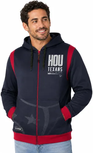Vista 8 de Outerstuff NFL - Sudadera con capucha para hombre con cremallera completa en colores del