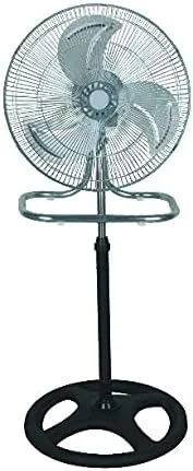 Vista 5 de Ventilador oscilante 3 en 1 (soporte + escritorio + ventilador de pared) ventilador oscilante de alta velocidad de 18 pulgadas de grado industrial