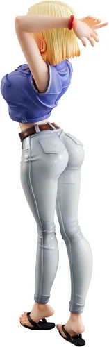 Vista 3 de Megahouse Dragon Ball DB Gals Android 18 Versión 3 Figura de PVC