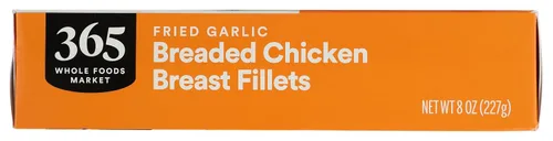 Vista 6 de 365 by Whole Foods Market, 365 Filetes de pollo rebozados y fritos con ajo congelados, 8 onzas